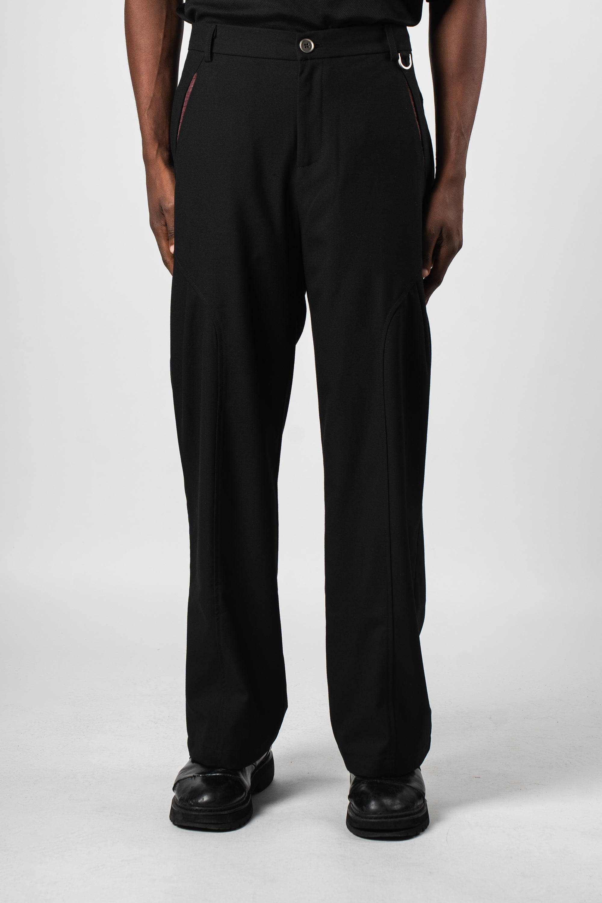 Slit Pleat Trousers