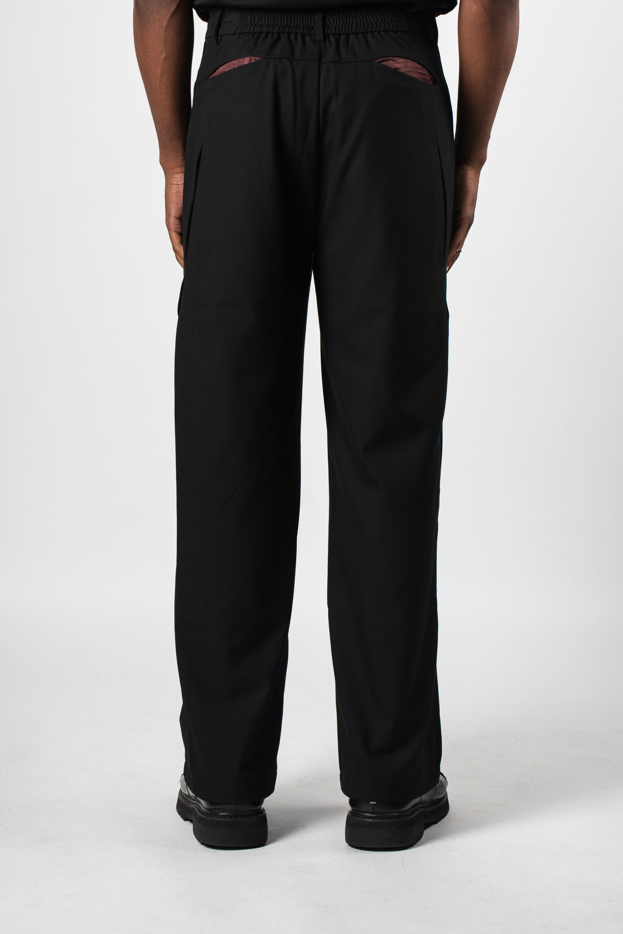 Slit Pleat Trousers