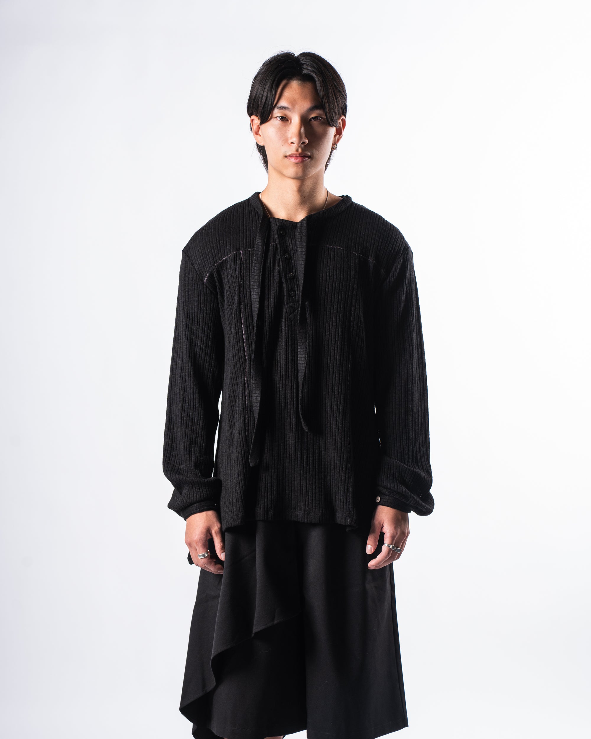 Ribbon Collar Sweater