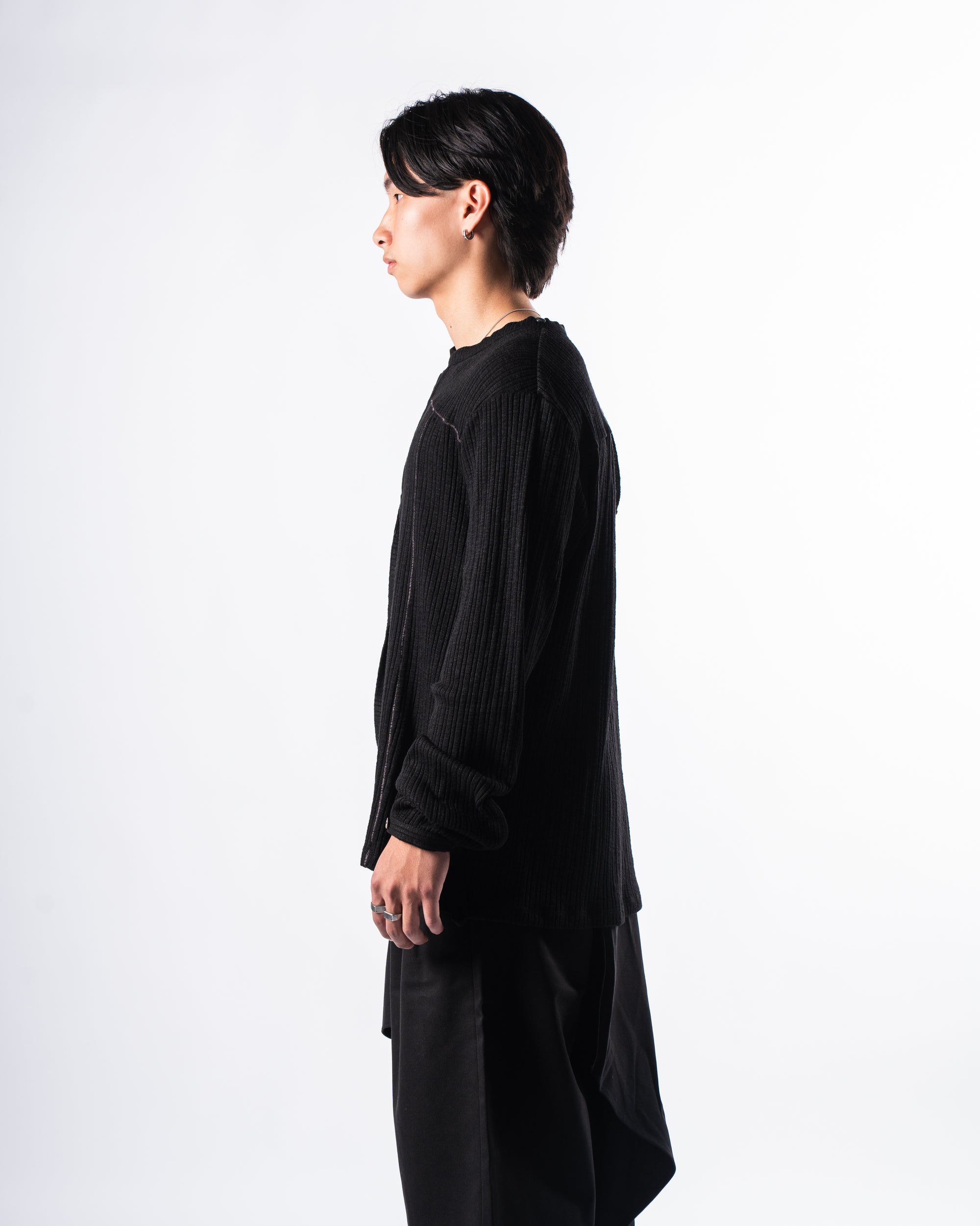 Ribbon Collar Sweater