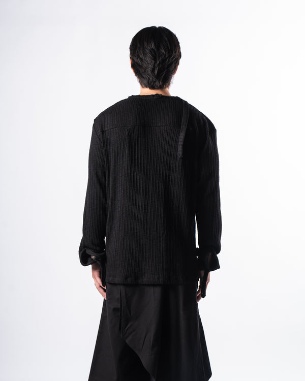 Ribbon Collar Sweater