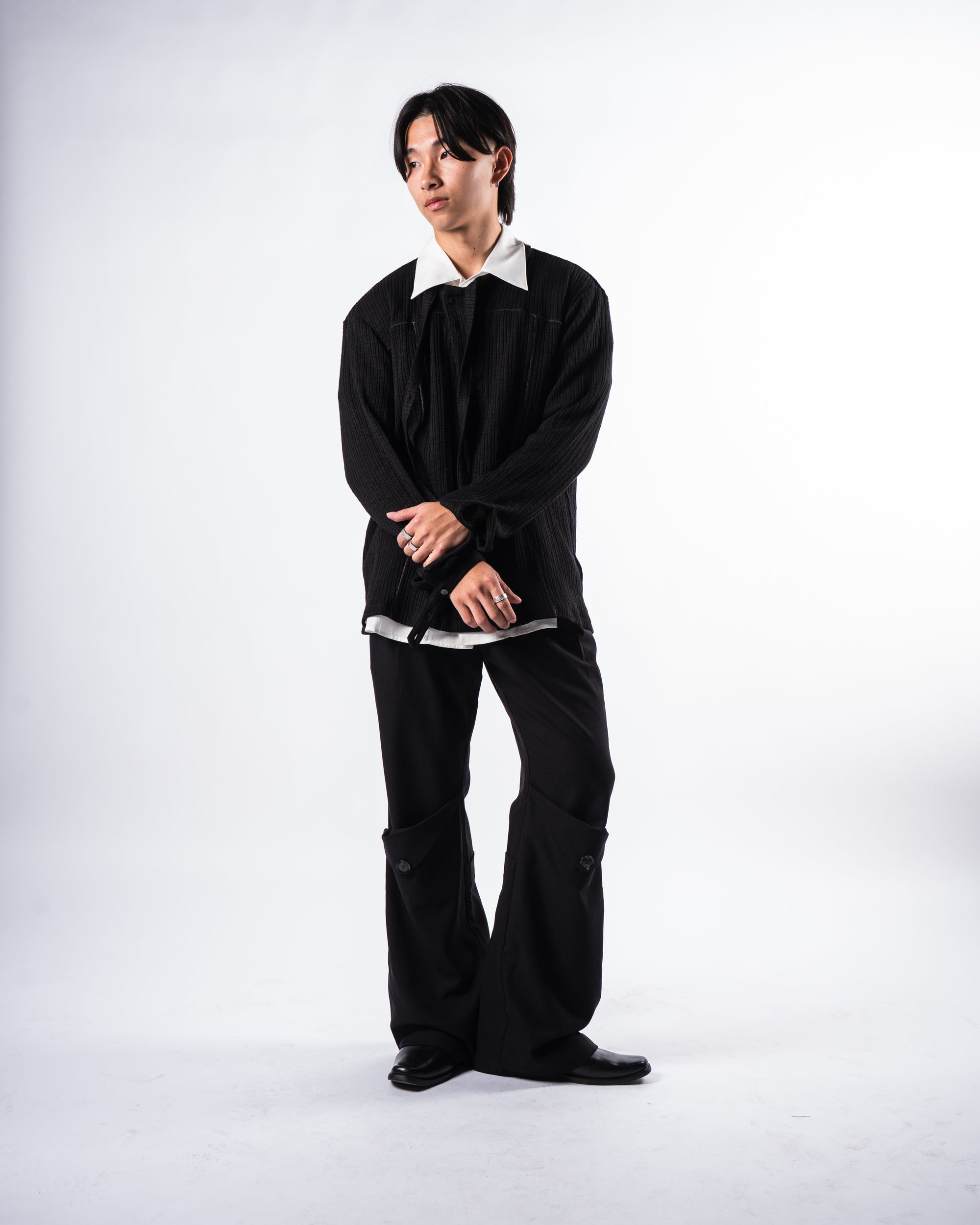Ribbon Collar Sweater