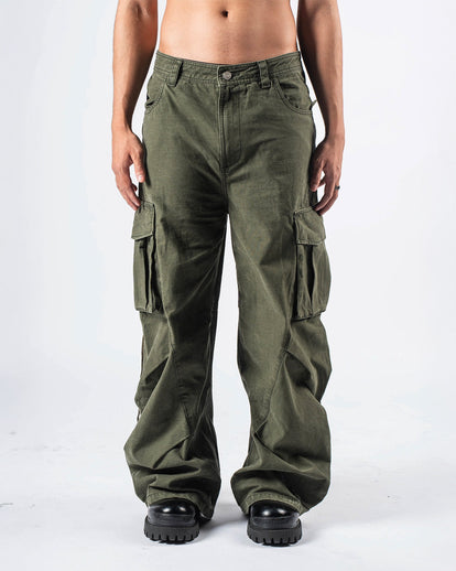Lace-Back Cargos Khaki – 4dition