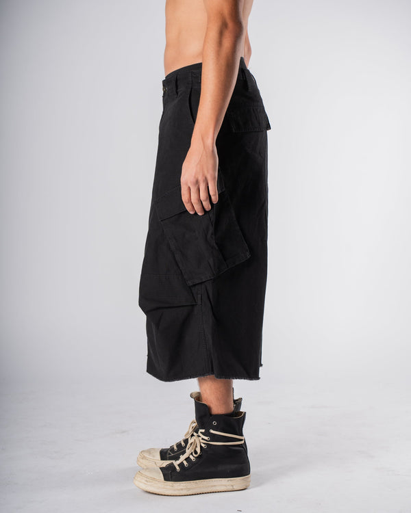 Patched Shorts