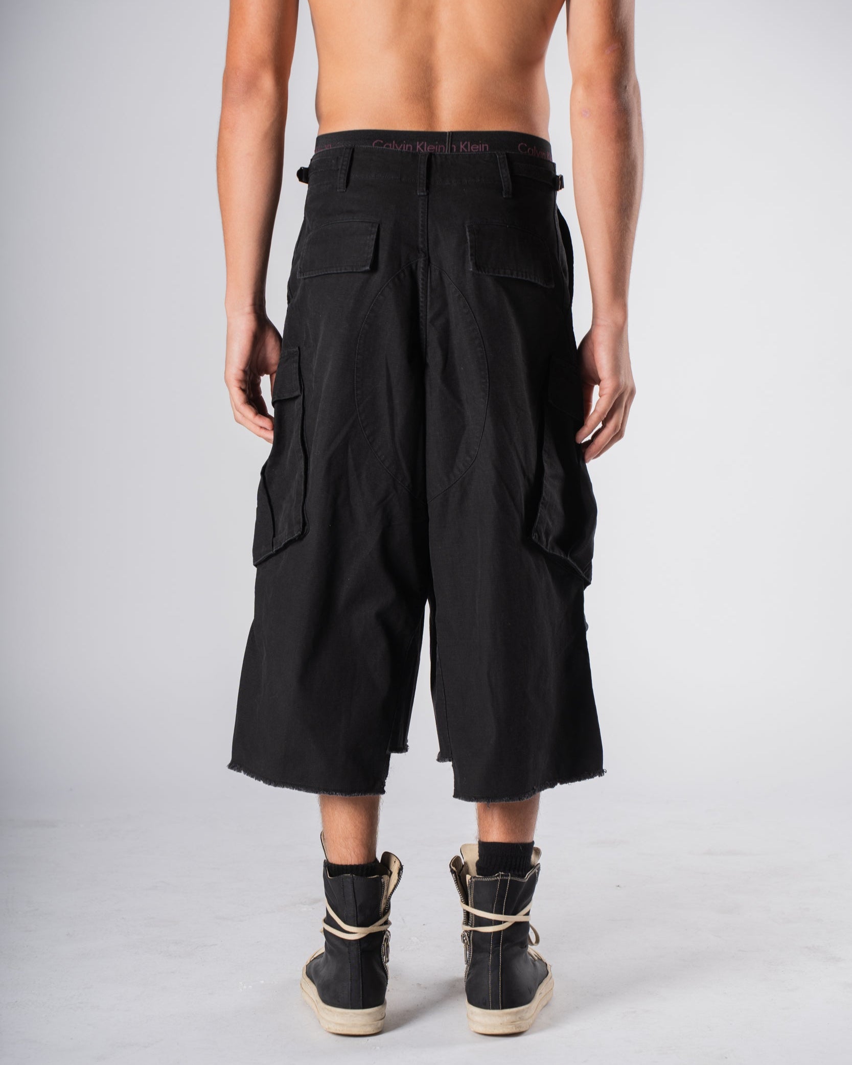 Patched Shorts