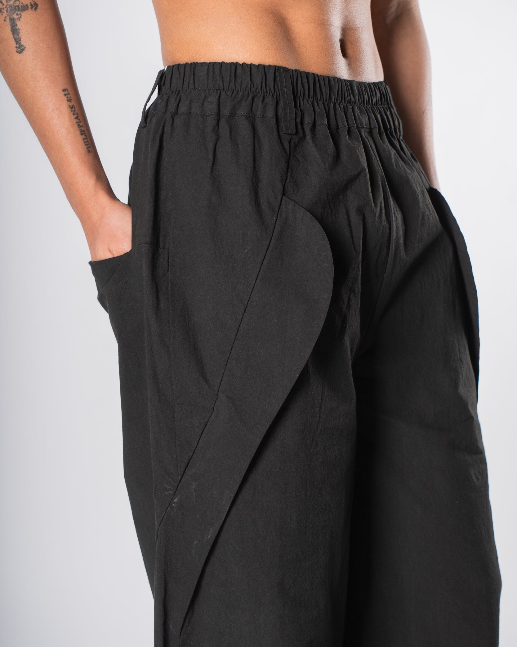 Shell Trousers Black