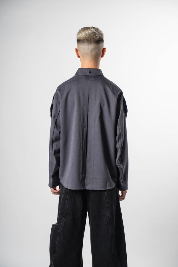 IL018 Origami Shirt Grey