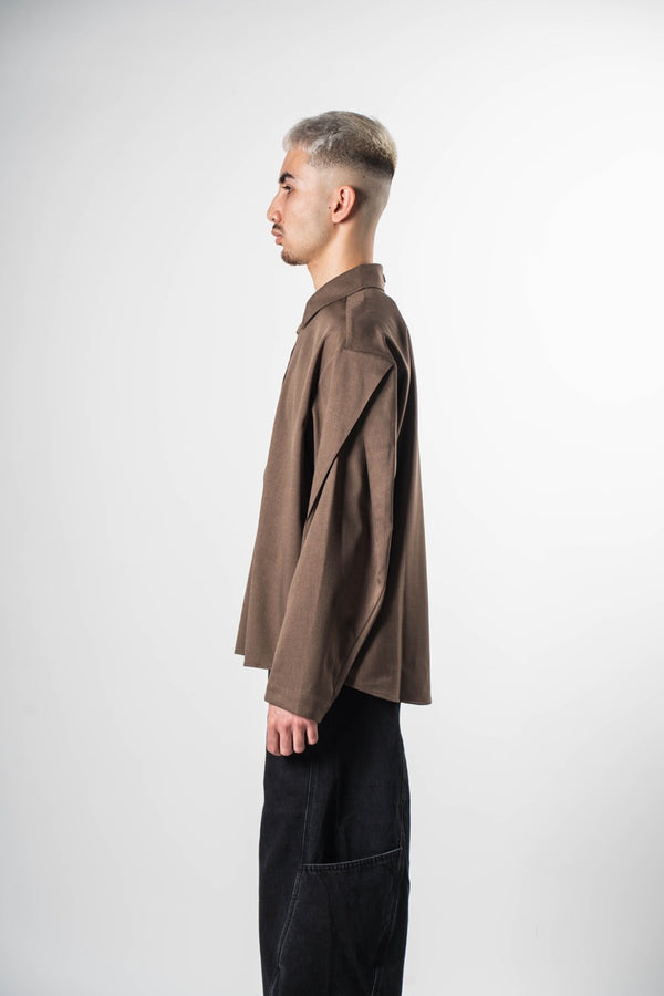 IL018 Origami Shirt Brown