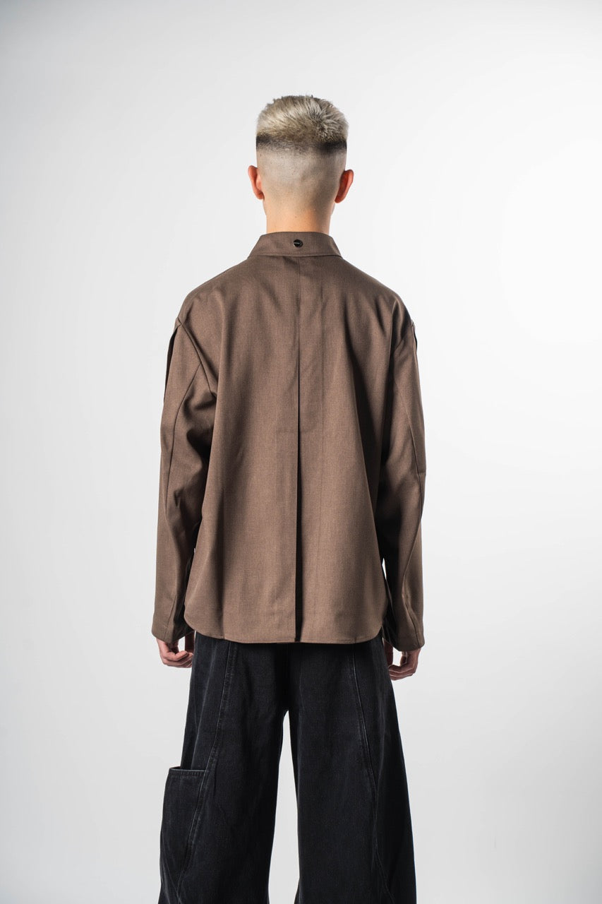 IL018 Origami Shirt Brown