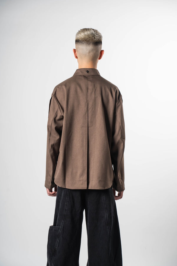 IL018 Origami Shirt Brown