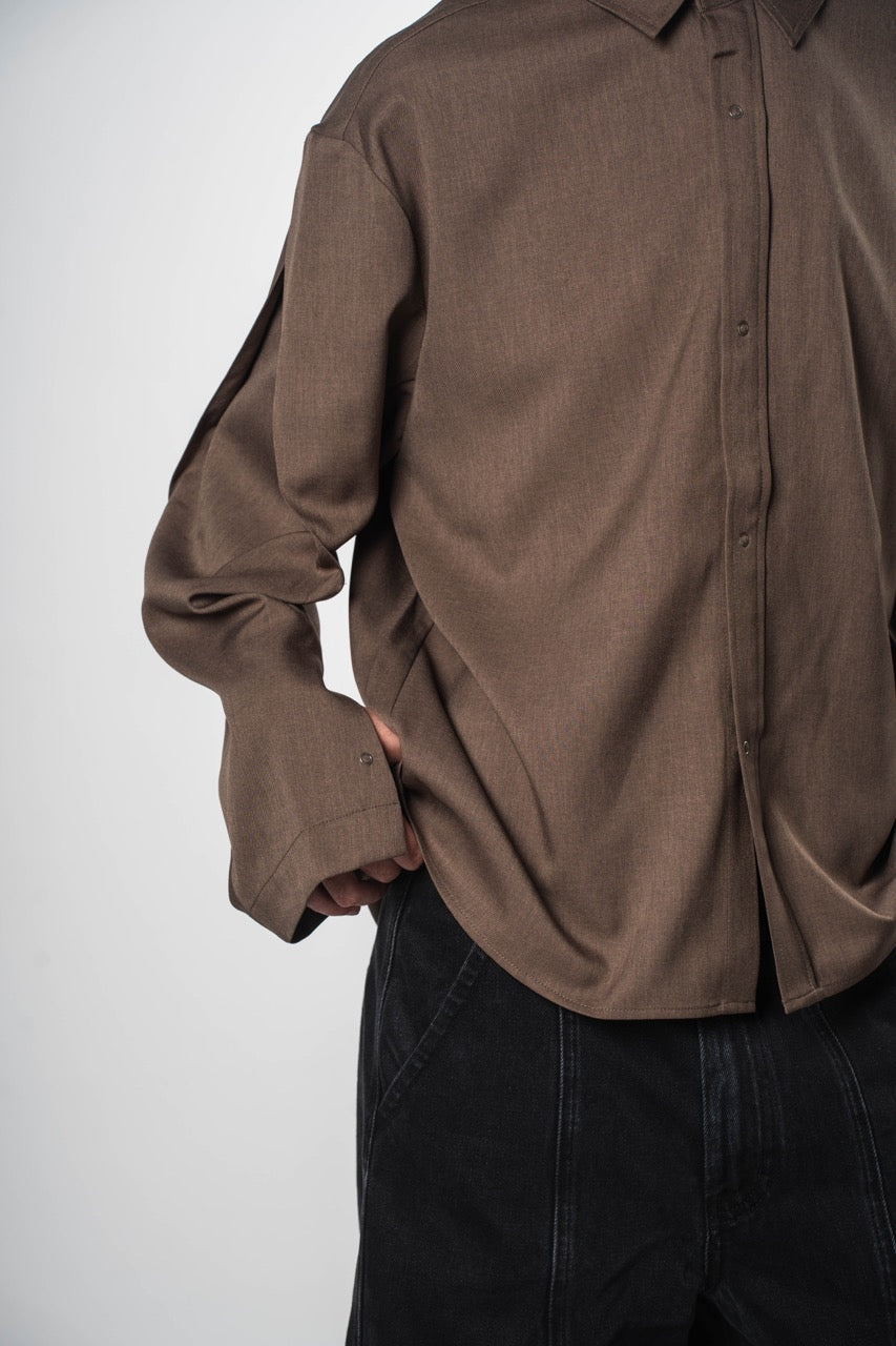 IL018 Origami Shirt Brown