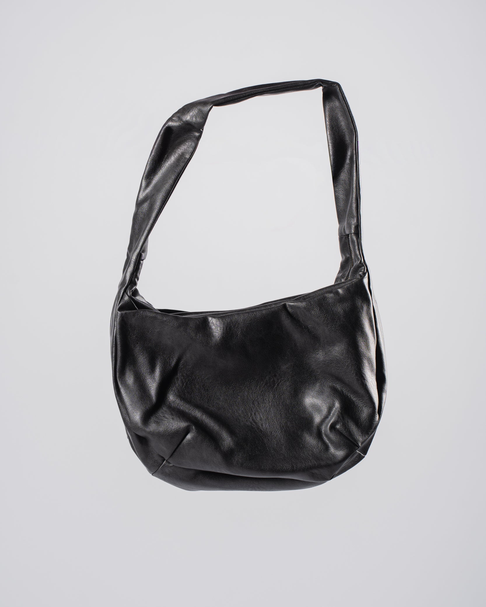 Leather Sling Bag Black