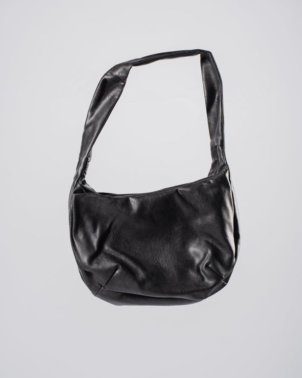 Leather Sling Bag Black