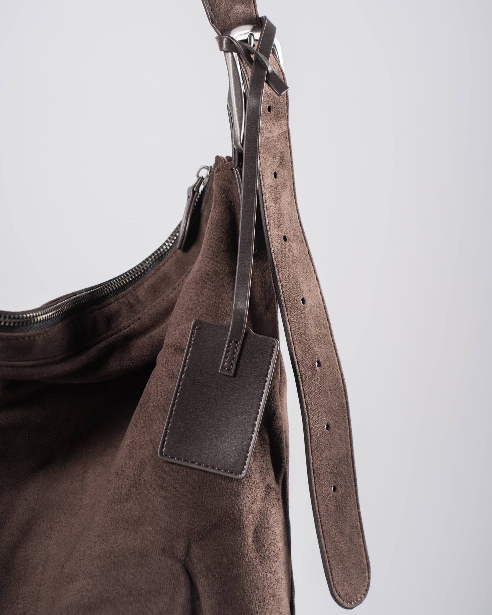 Suede Hobo Bag