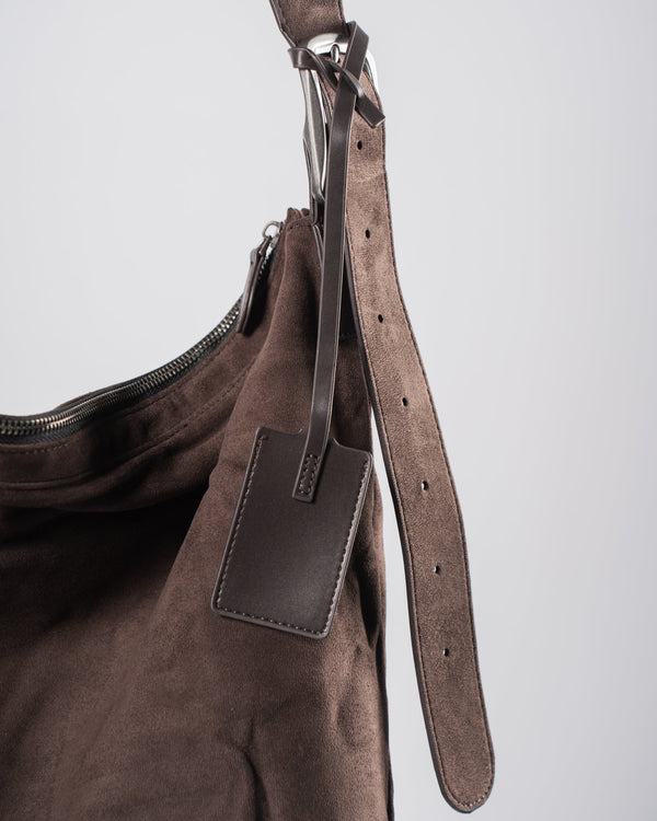 Suede Hobo Bag