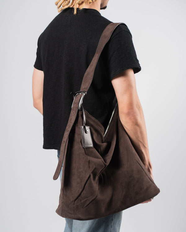 Suede Hobo Bag