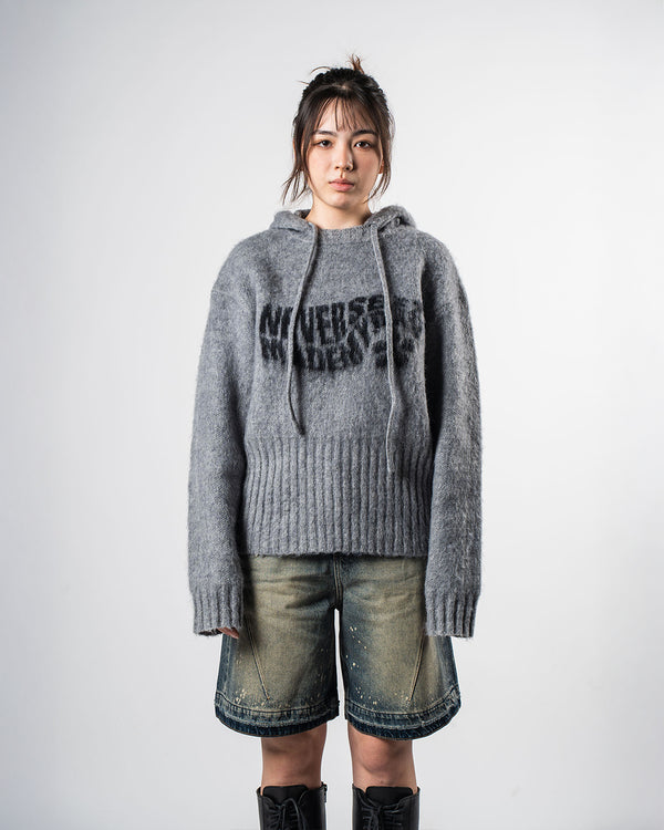 Brushed Knit Hoodie