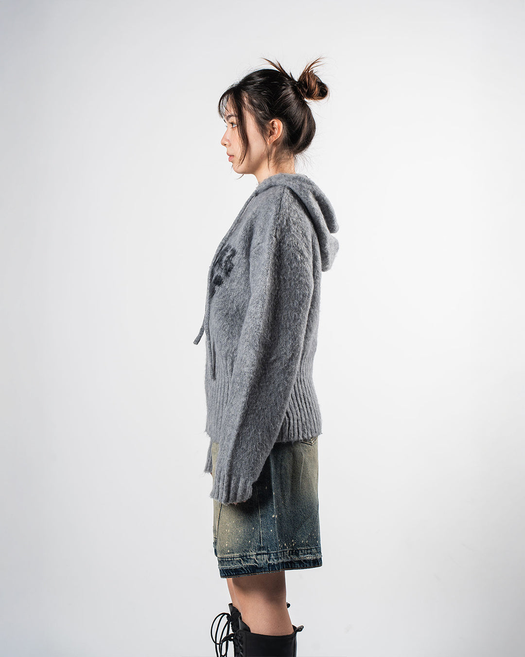 Brushed Knit Hoodie