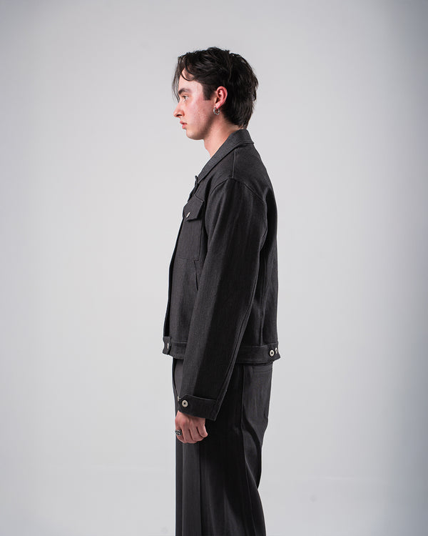 Stand Collar Trucker Jacket