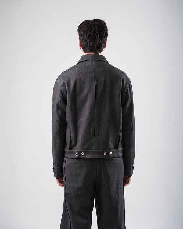 Stand Collar Trucker Jacket