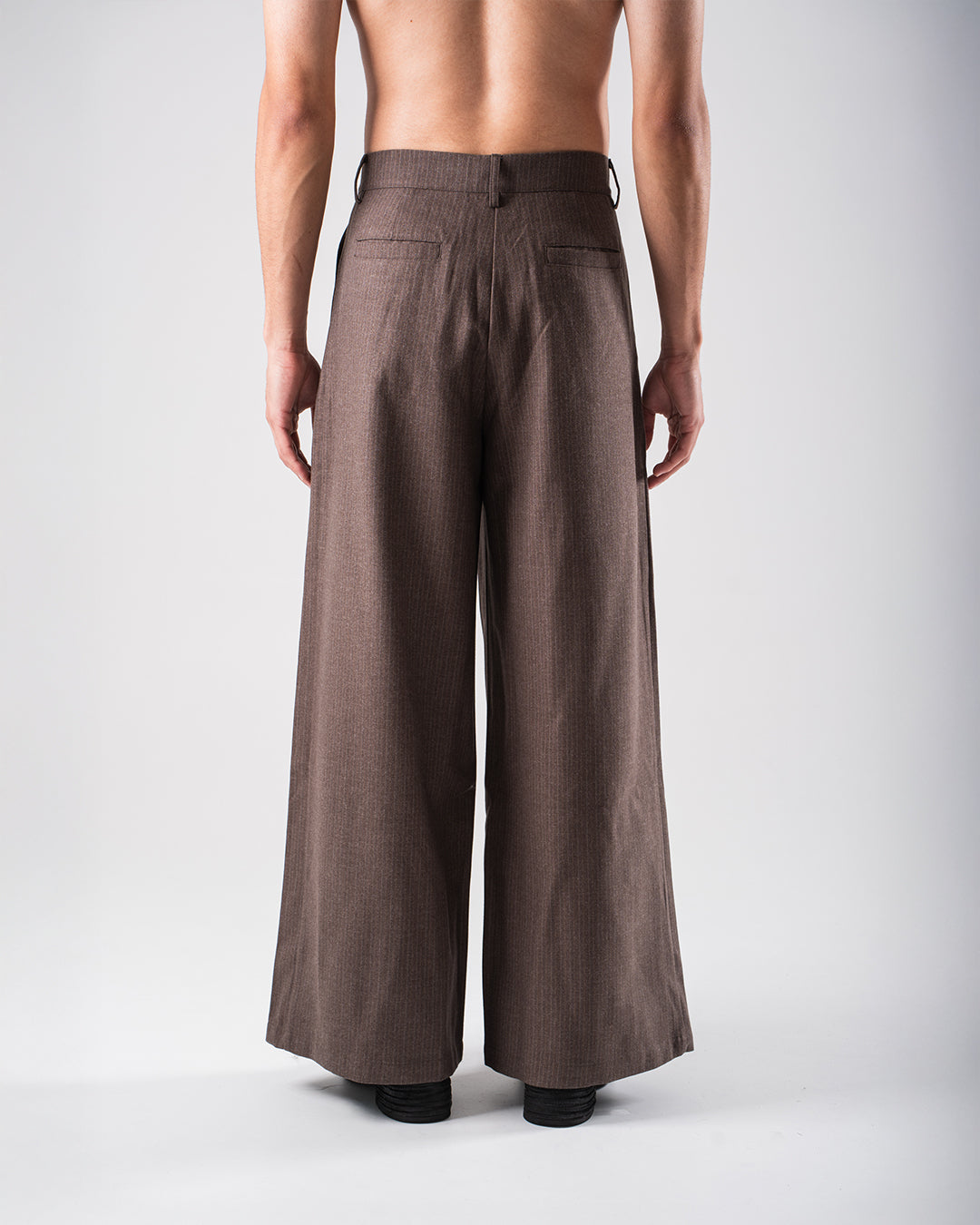 Walnut Pleated Trousers