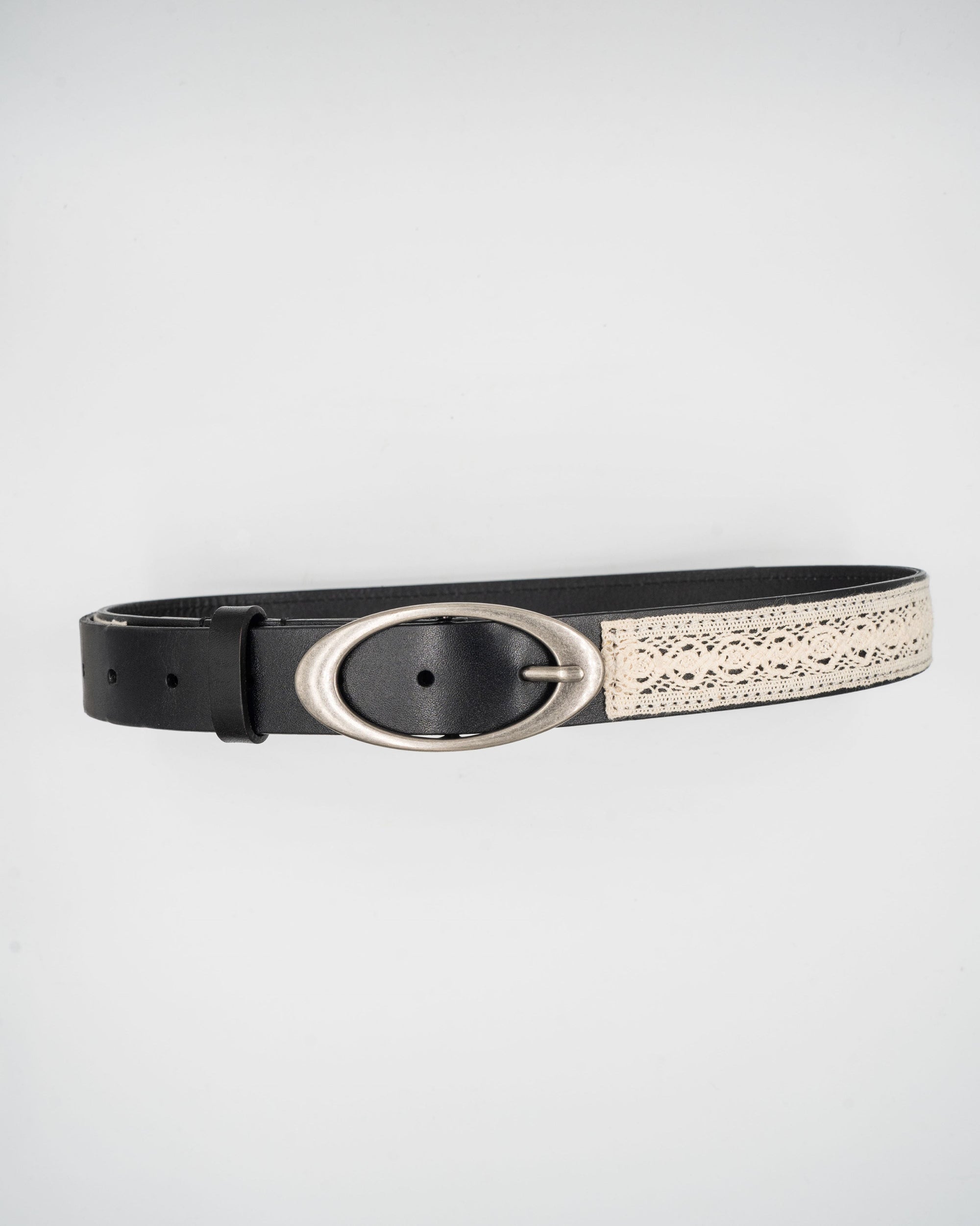 Lace Belt White