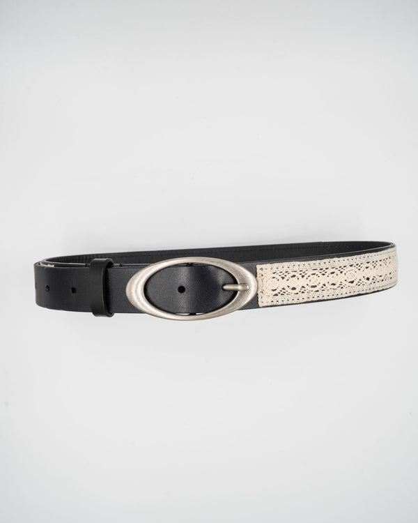 Lace Belt White