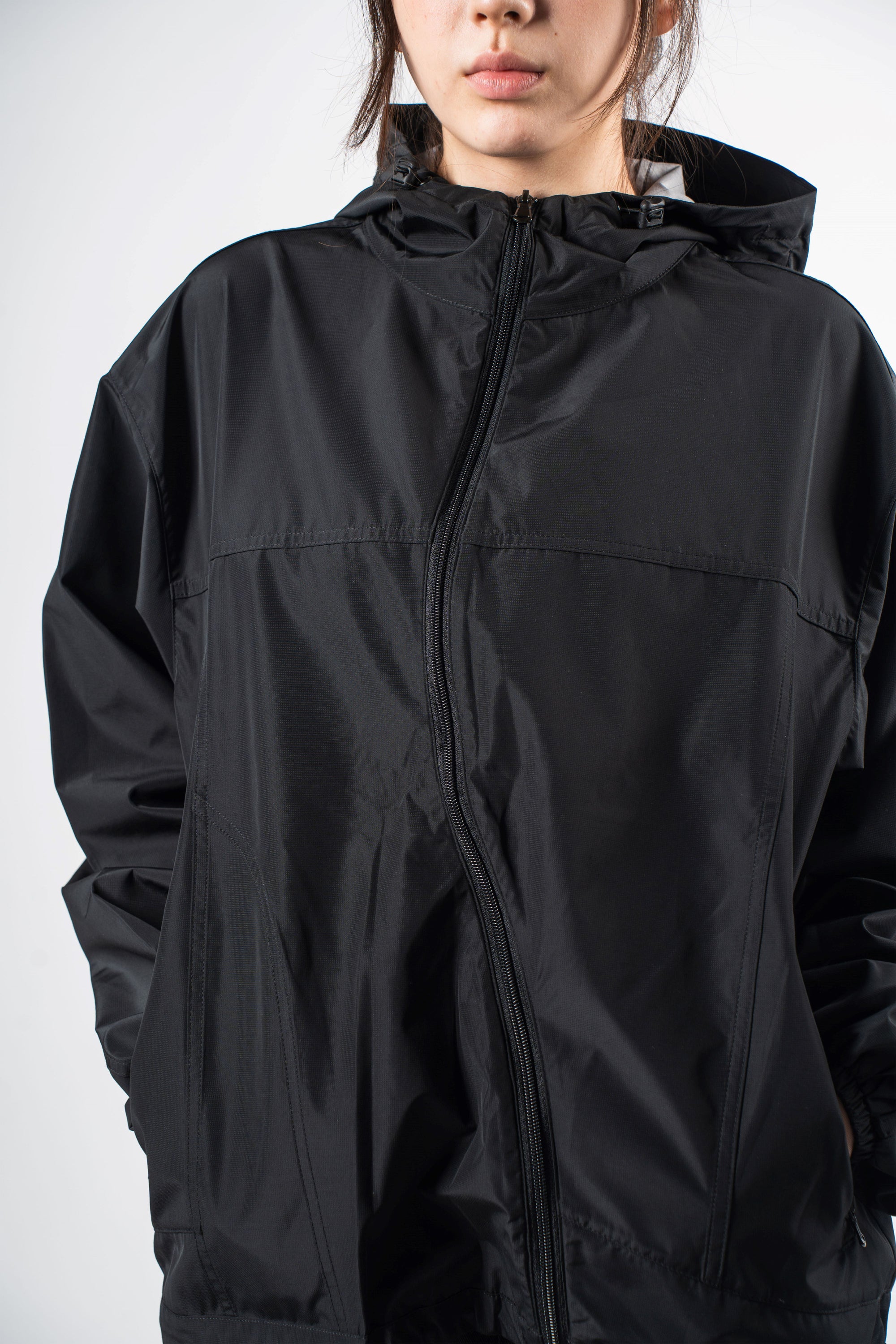 Curve Zip Jacket Black