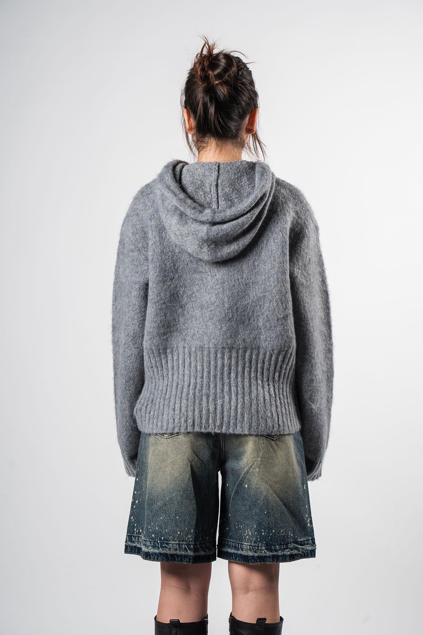 Brushed Knit Hoodie